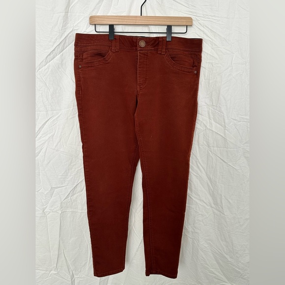 Democracy Women's Burnt Orange Jeans size 12 Ab Technology - Picture 3 of 6
